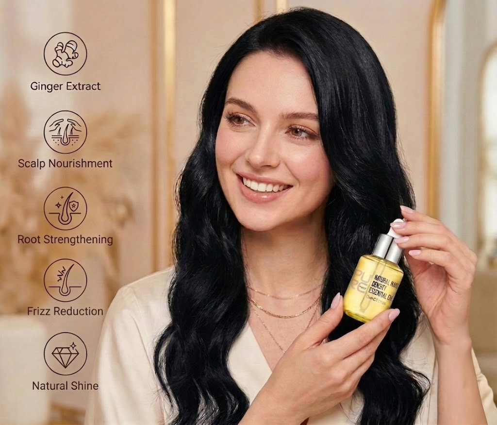 DuoSmooth™ Pure Essential Hair Serum for nourishing and hydrating the scalp